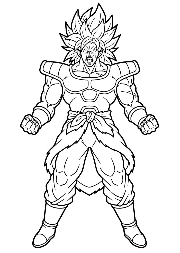 Broly da colorare