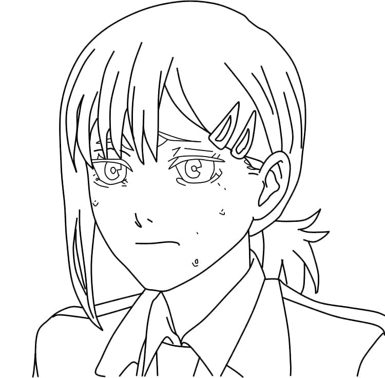 Immagine Chainsaw Man da colorare