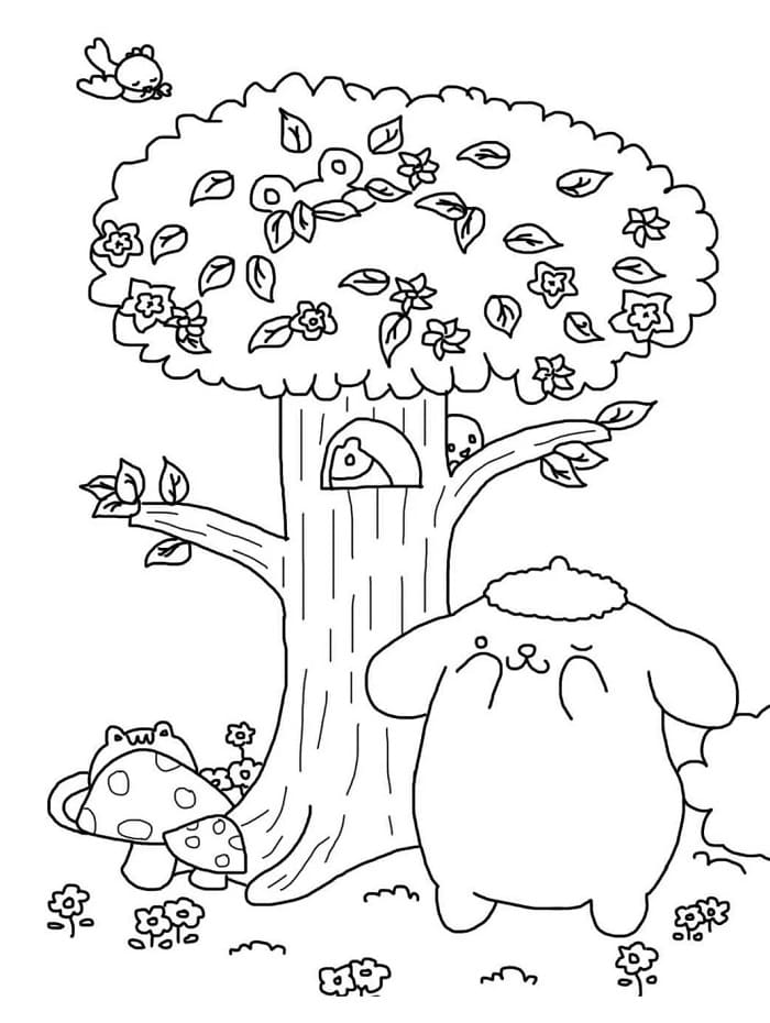 Immagine Pompompurin da colorare