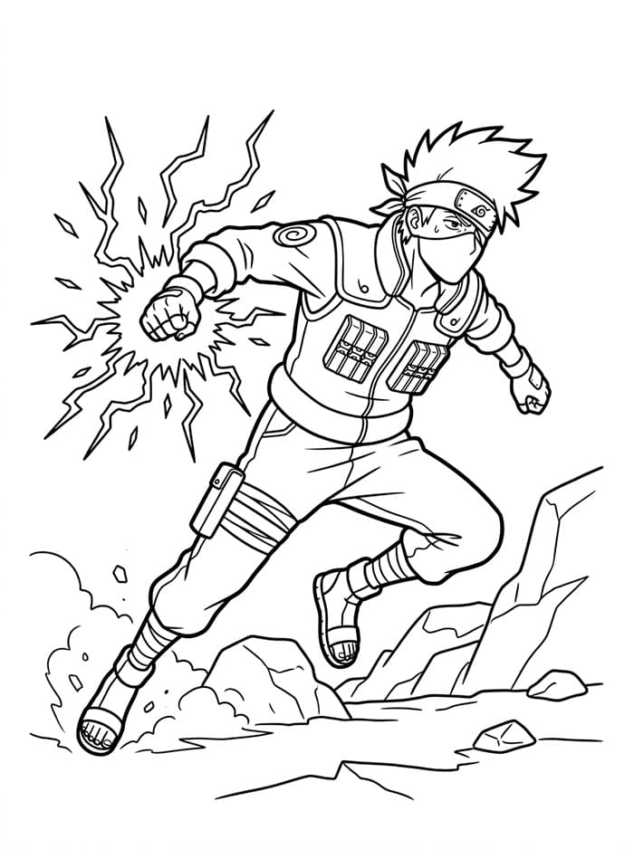 Immagine Stampabile Kakashi da colorare