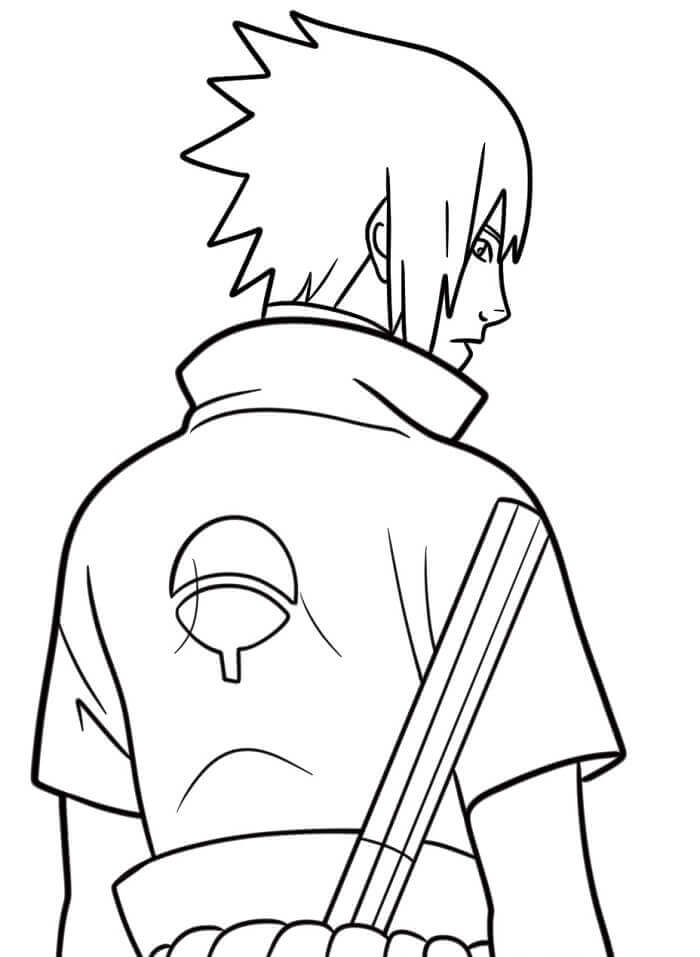 Immagine Stampabile Sasuke da colorare