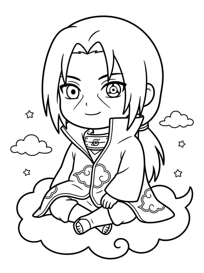 Itachi Immagine Stampabile da colorare
