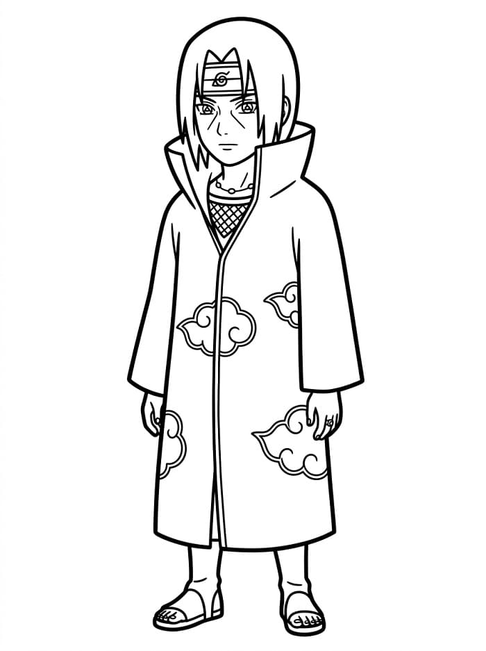 Itachi Potente da colorare