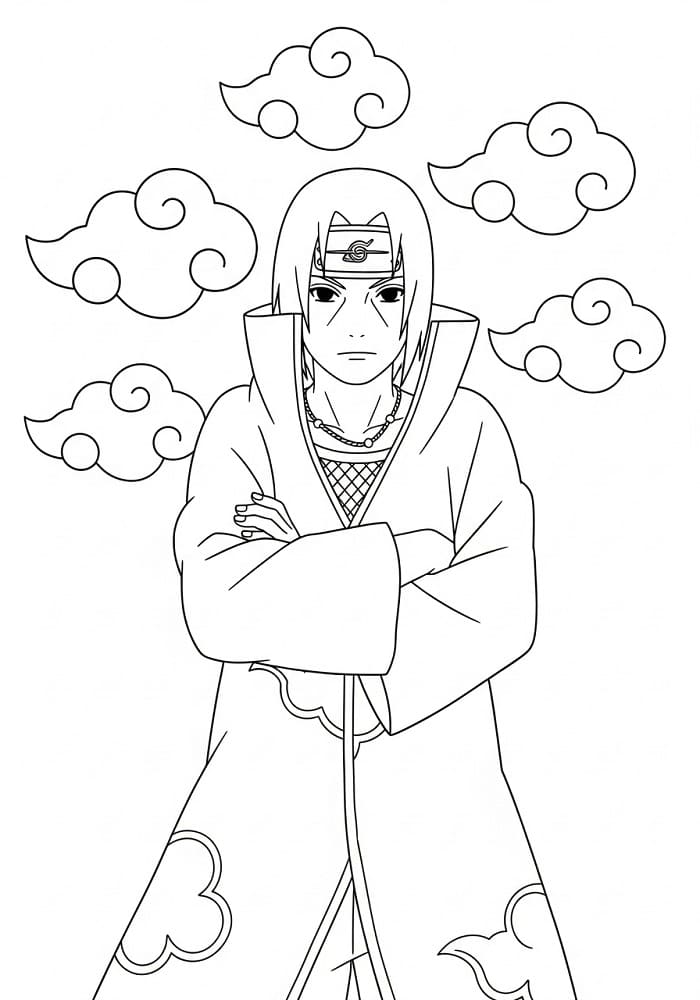 Itachi Regalo da colorare