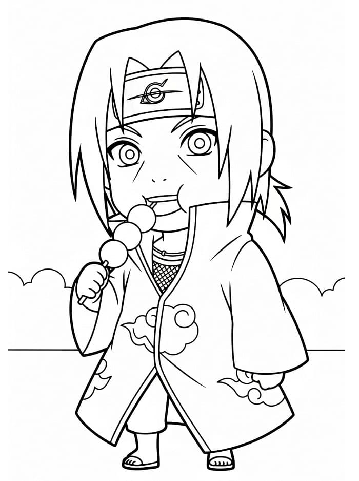 Itachi da Stampare da colorare