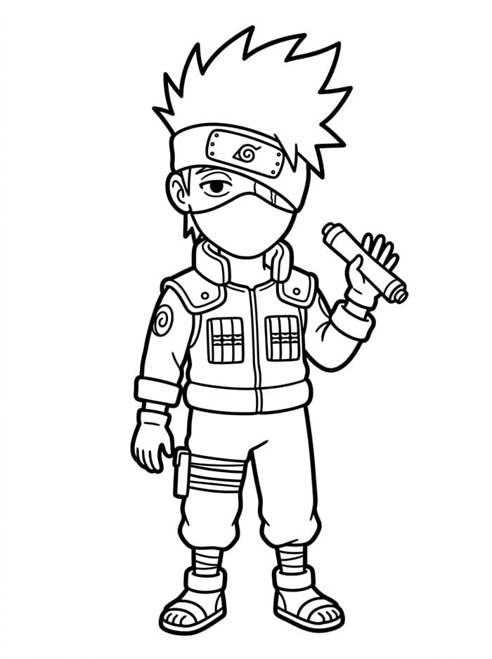 Kakashi Immagine Stampabile da colorare