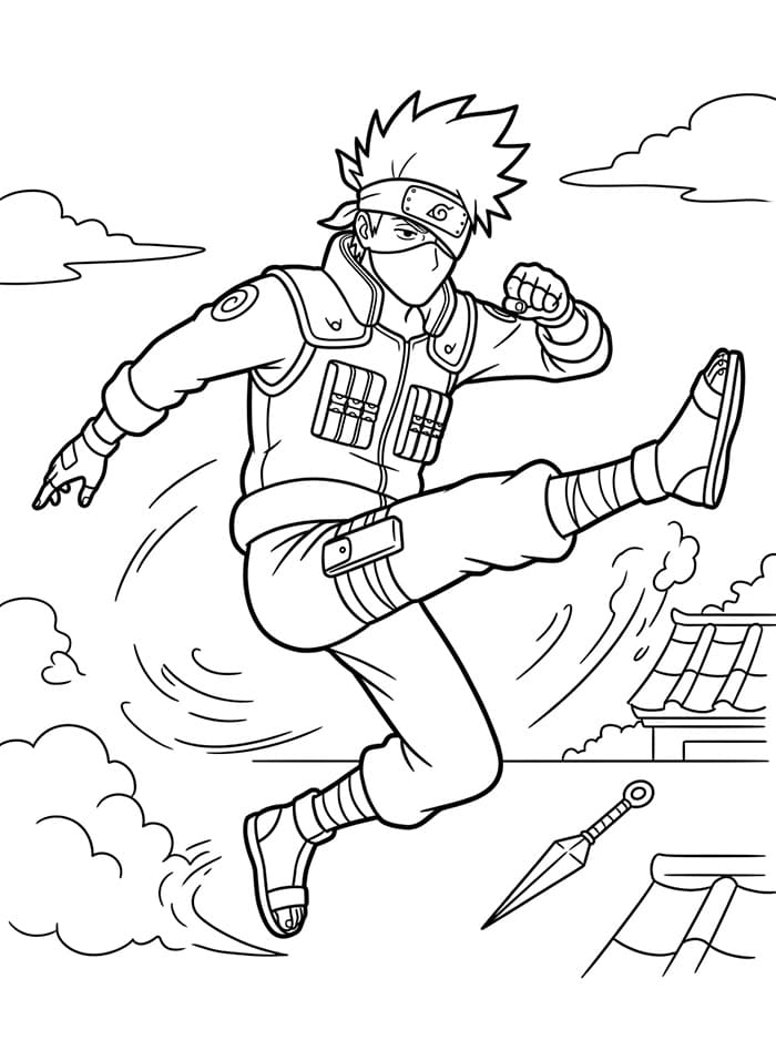 Kakashi Stampabile da colorare