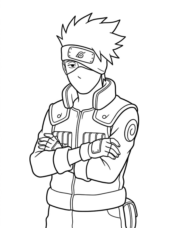 Kakashi Straordinario da colorare