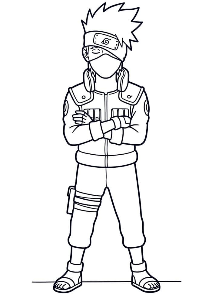 Kakashi da Stampare da colorare
