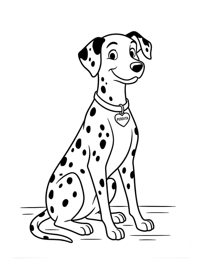 La Carica Dei 101 Adorabile da colorare