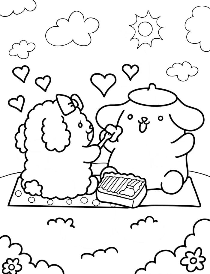 Pompompurin Gratuito da colorare