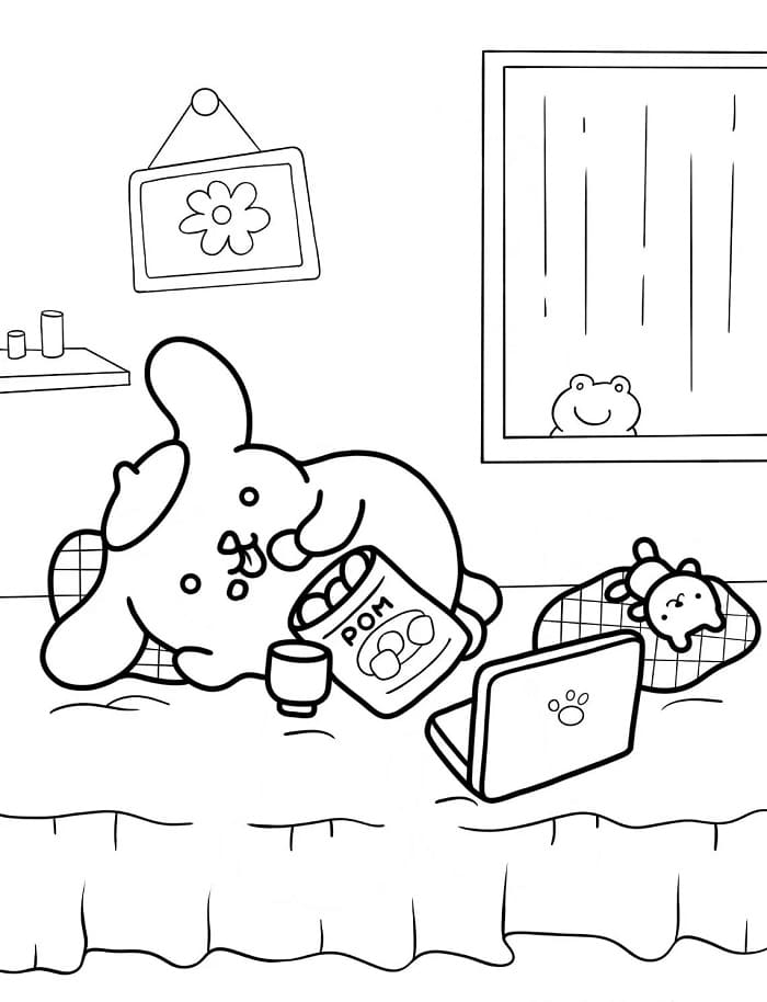 Pompompurin Omaggio da colorare