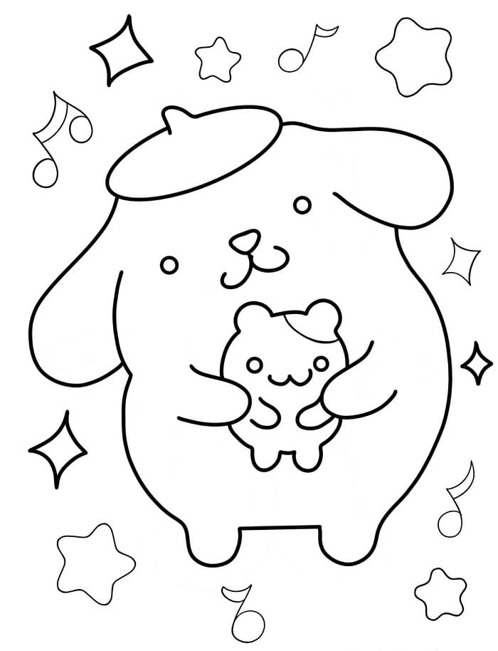 Pompompurin da colorare