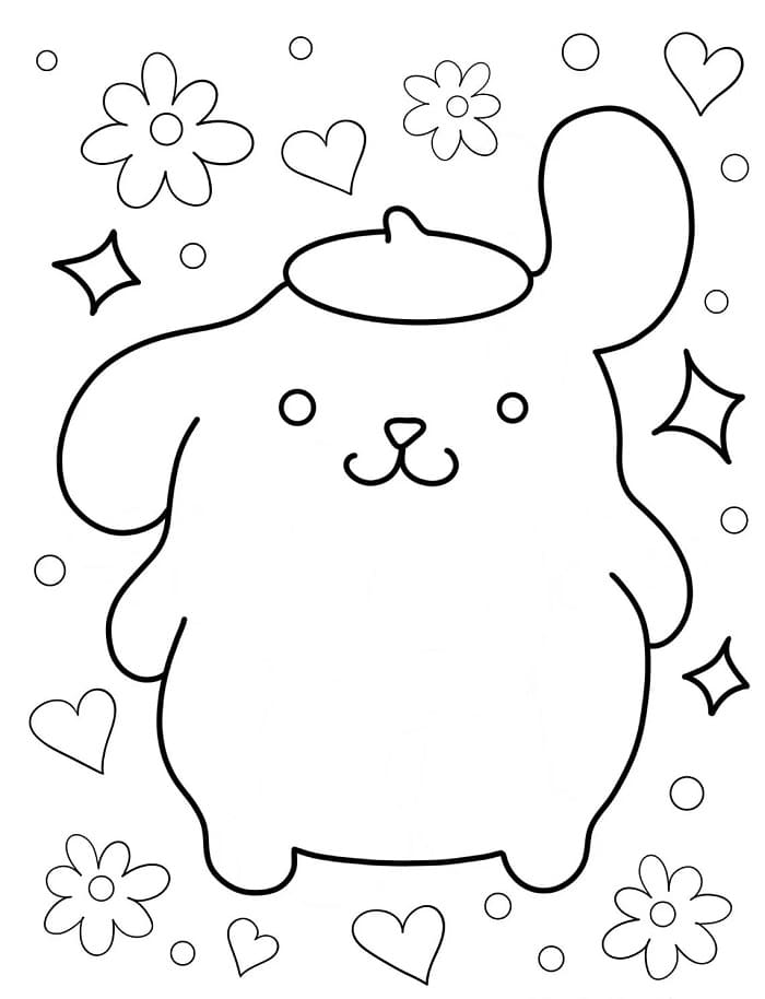 Pompompurin Straordinario da colorare