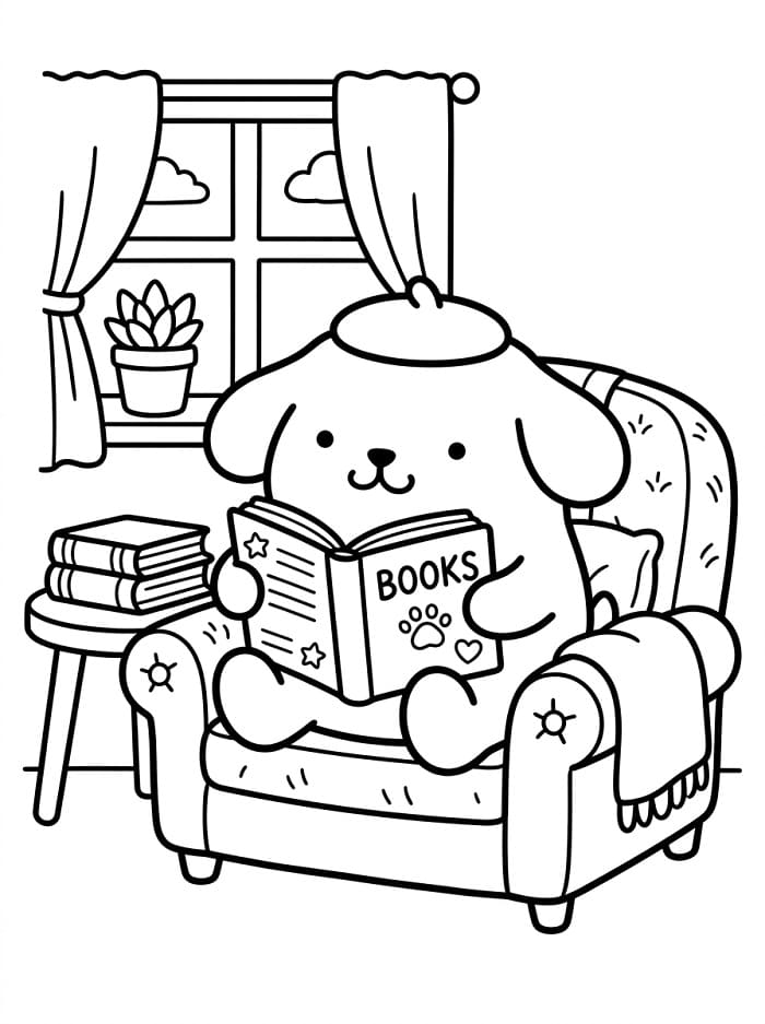 Pompompurin Tenerissimo da colorare