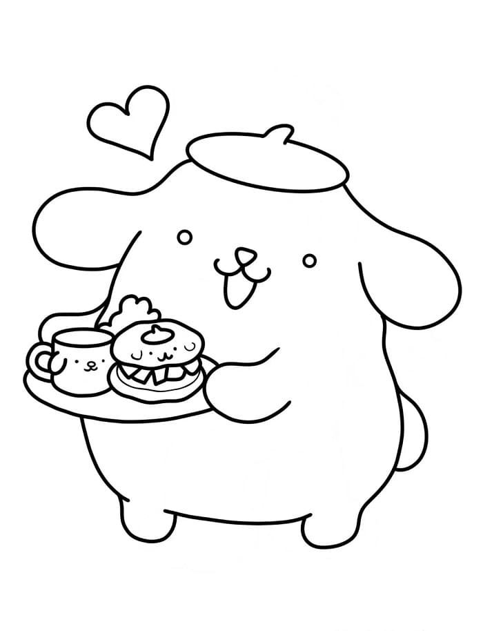 Pompompurin dai Sanrio da colorare