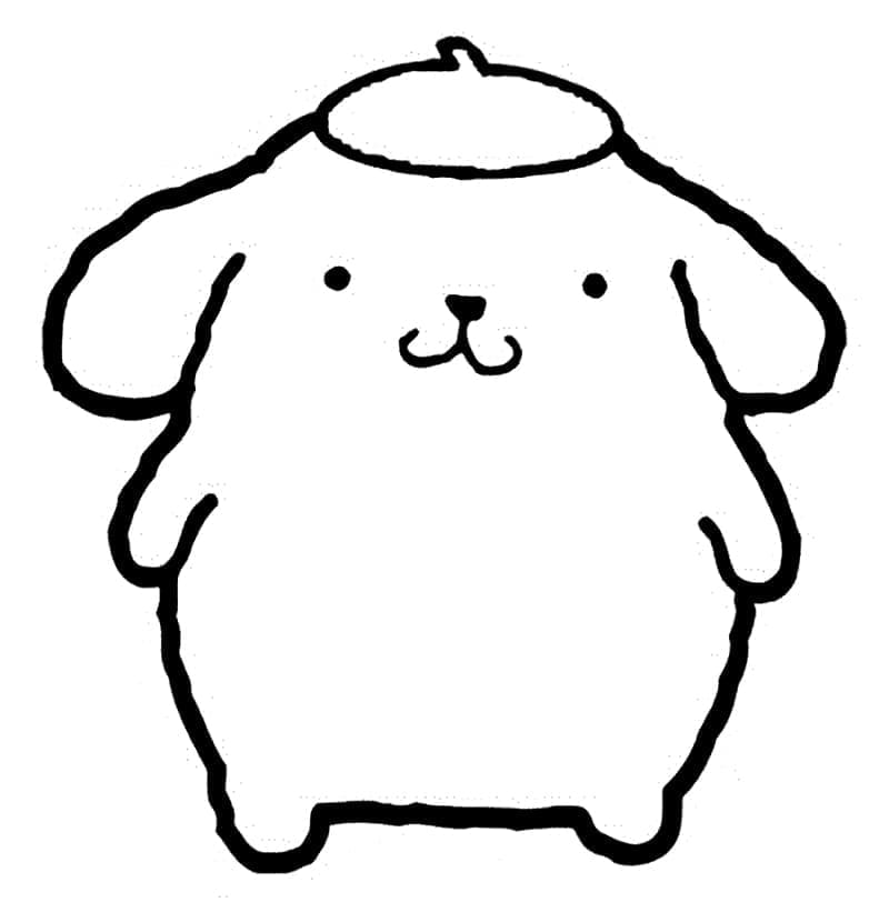 Pompompurin per Bimbi di 5 Anni da colorare