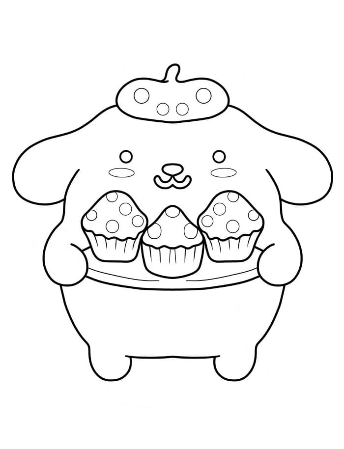 Pompompurin per Bimbi da colorare