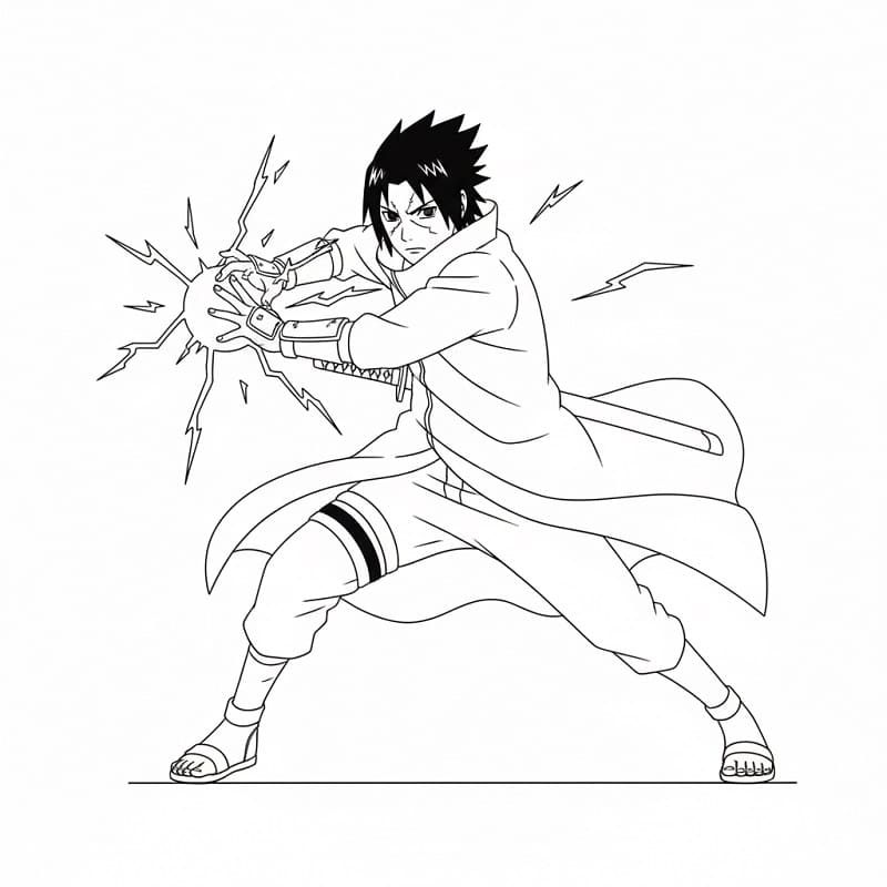 Sasuke Figo da colorare