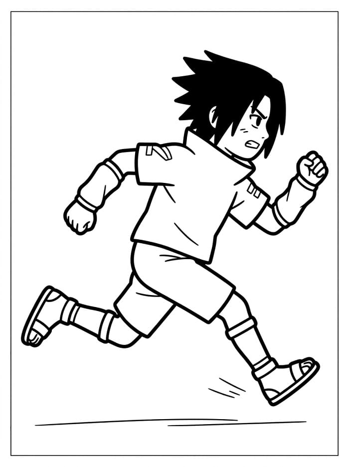 Sasuke Gratuito da colorare