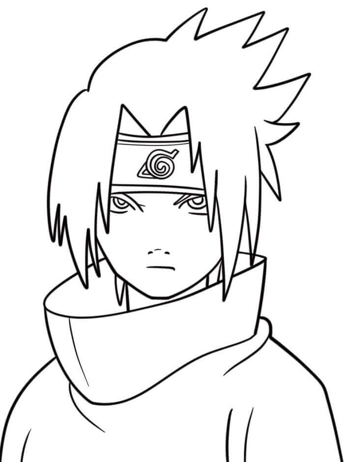 Sasuke Immagine Stampabile da colorare