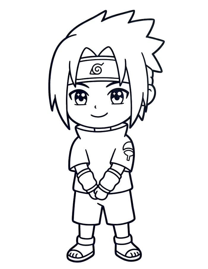 Sasuke da Stampare da colorare