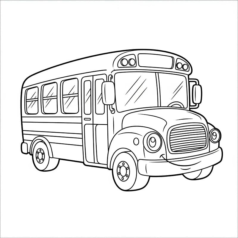 Scuolabus Regalo da colorare
