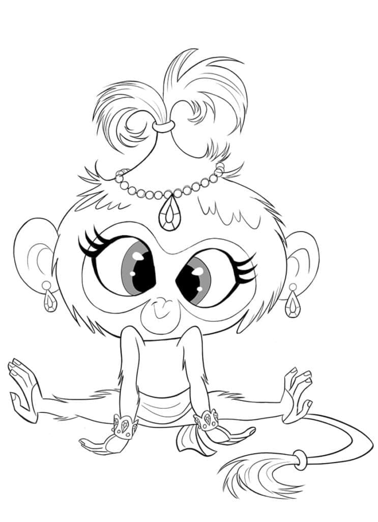 Shimmer e Shine Regalo da colorare