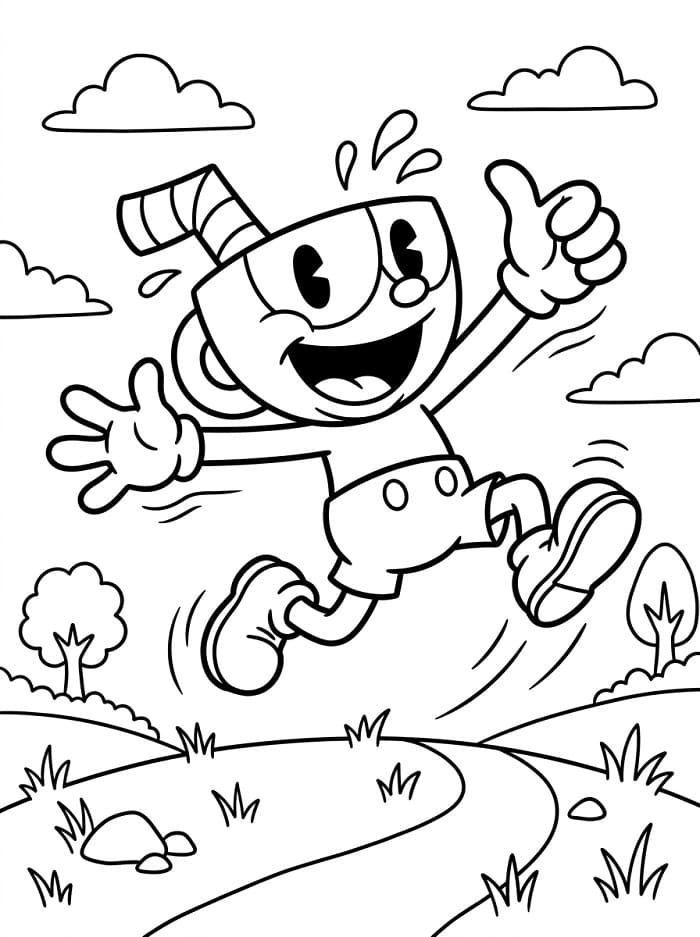 Stampa Cuphead da colorare