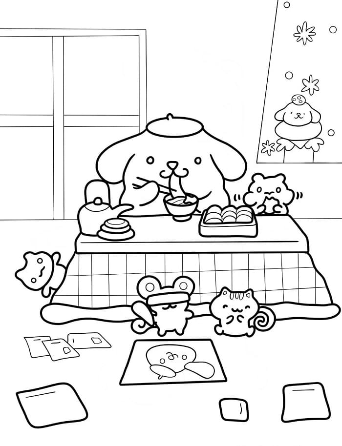 Stampa Pompompurin da colorare