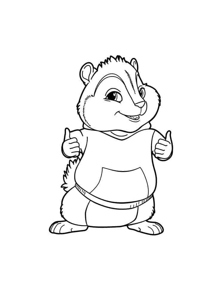 Stampabile Gratis Alvin Superstar da colorare