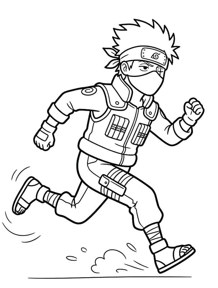 Stampabile Gratis Kakashi da colorare
