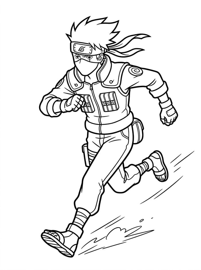 Kakashi Hatake da colorare