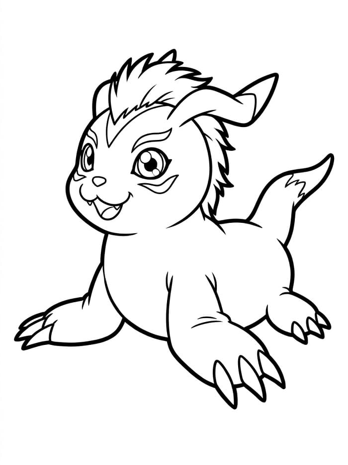 Digimon Gomamon da colorare