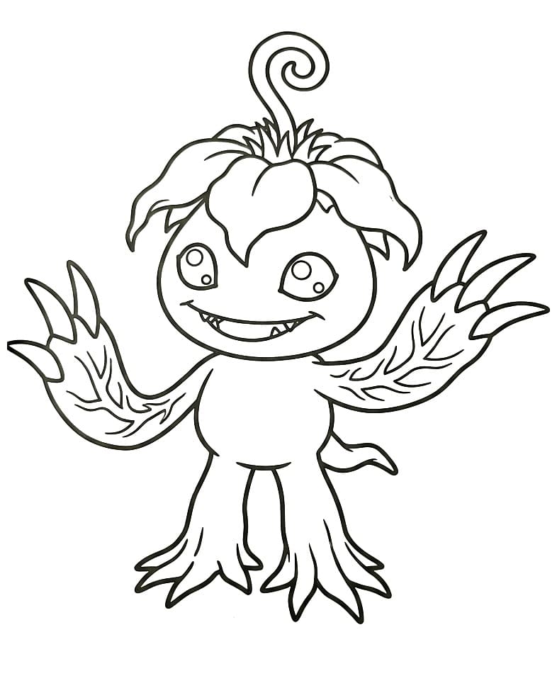 Digimon Palmon da colorare