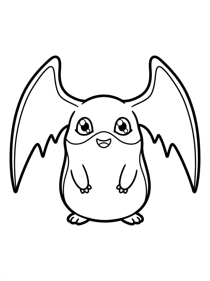 Digimon Patamon da colorare