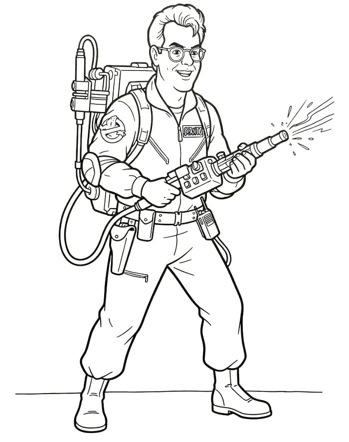 Ghostbusters Stampabile Gratis da colorare