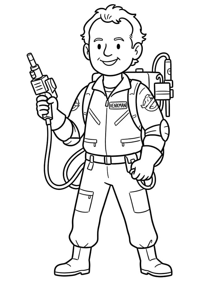 Ghostbusters Stampabile da colorare