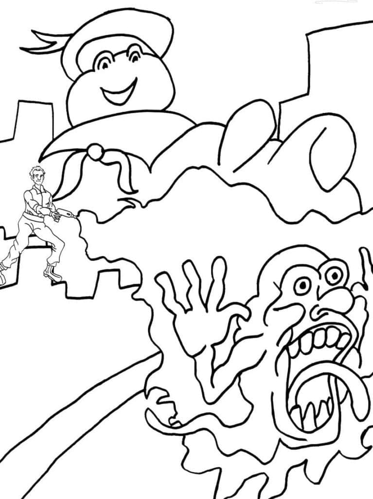 Ghostbusters per Bambini di 5 Anni da colorare
