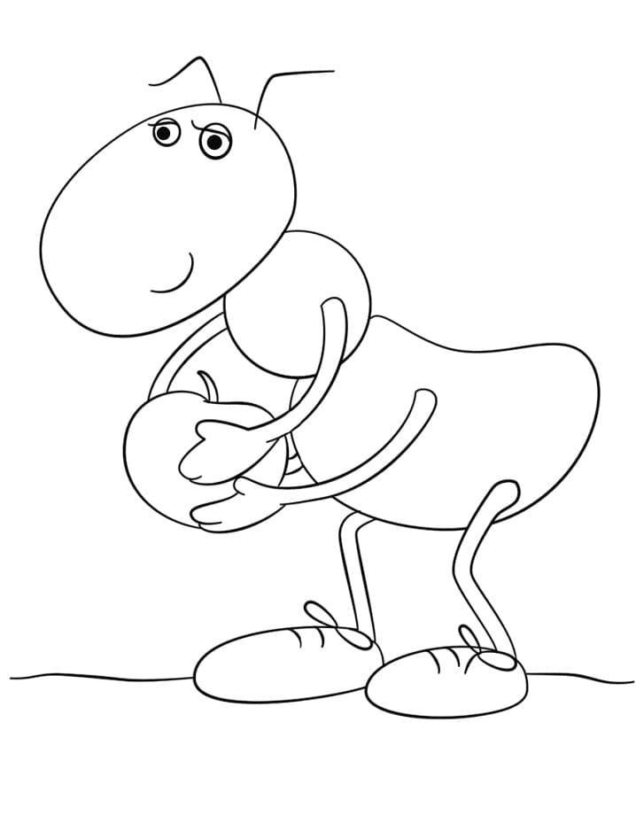 Gratis Formica per Bimbi da colorare