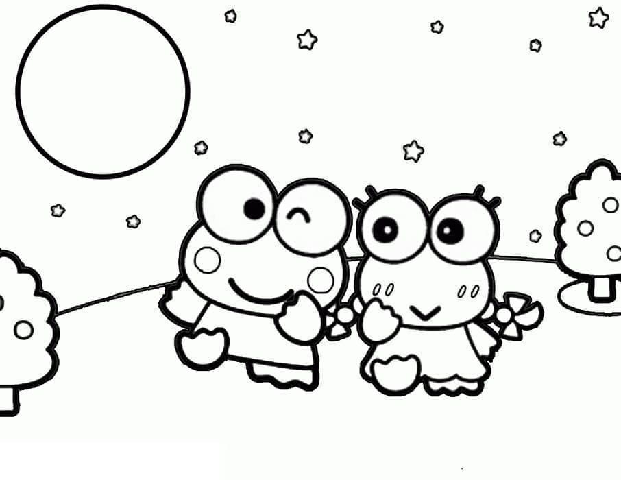 Immagine Libera di Keroppi da colorare