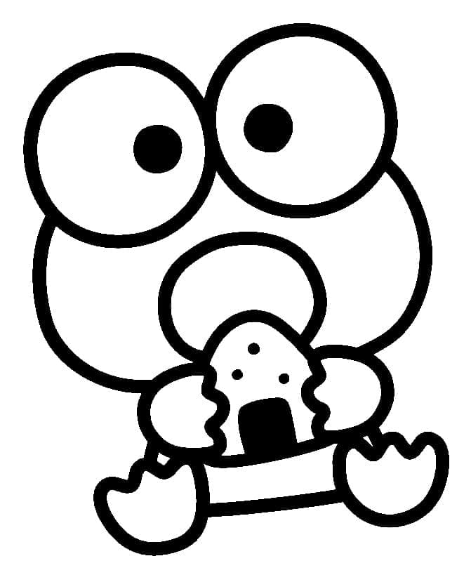 Immagine di Keroppi da colorare