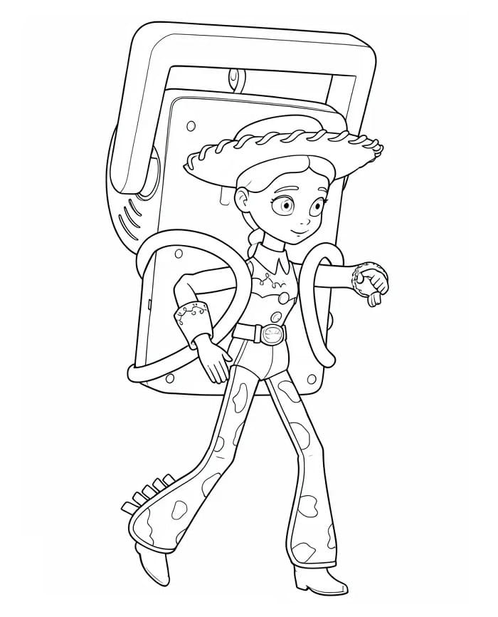 Jessie di Toy Story 5 da colorare