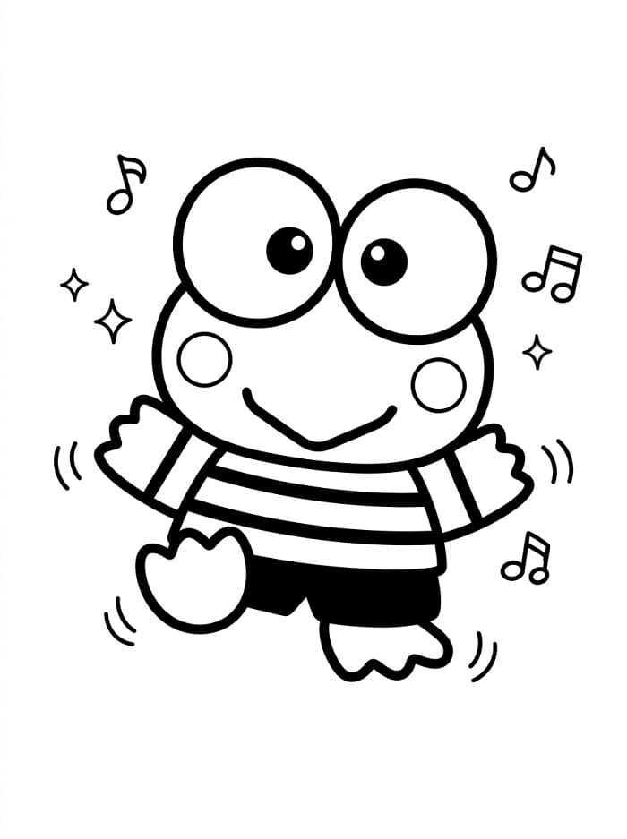 Keroppi Adorabile da colorare