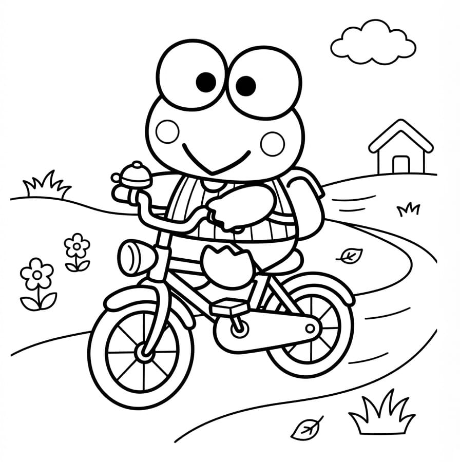 Keroppi Figo da colorare