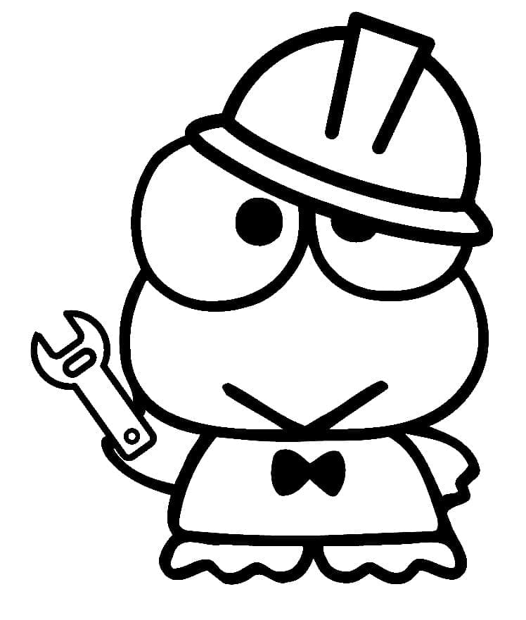 Keroppi Gratuito per Bambini da colorare
