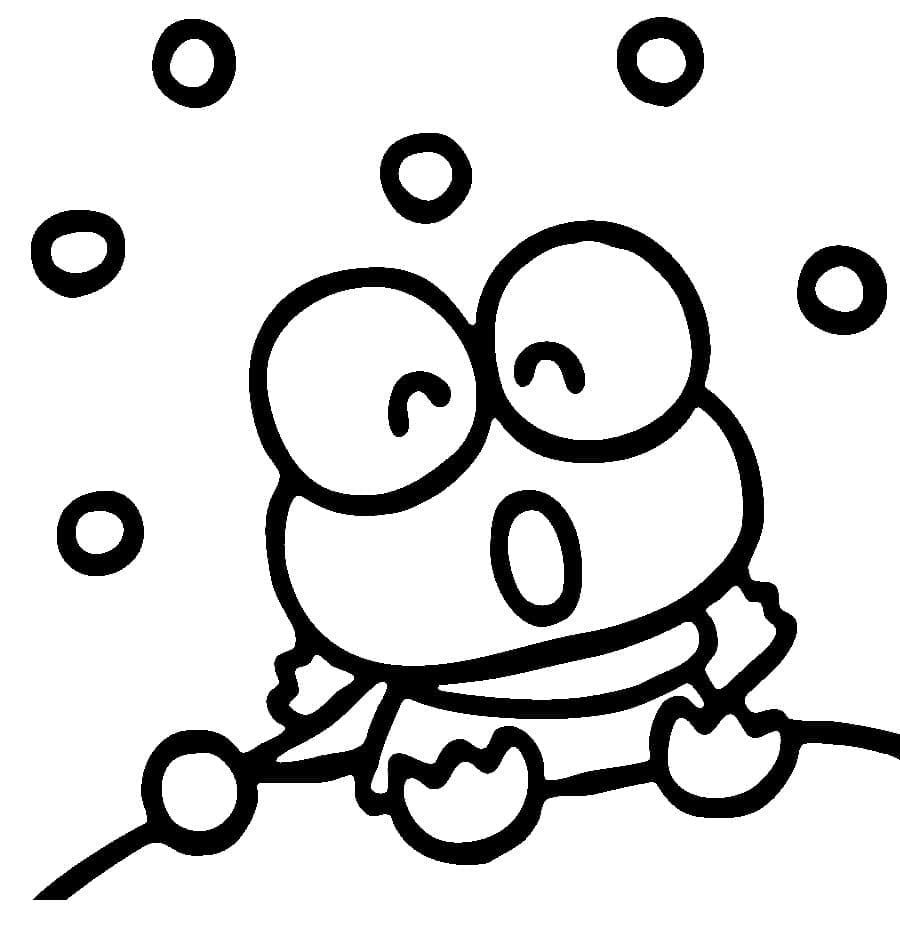 Keroppi Senza Costo da colorare