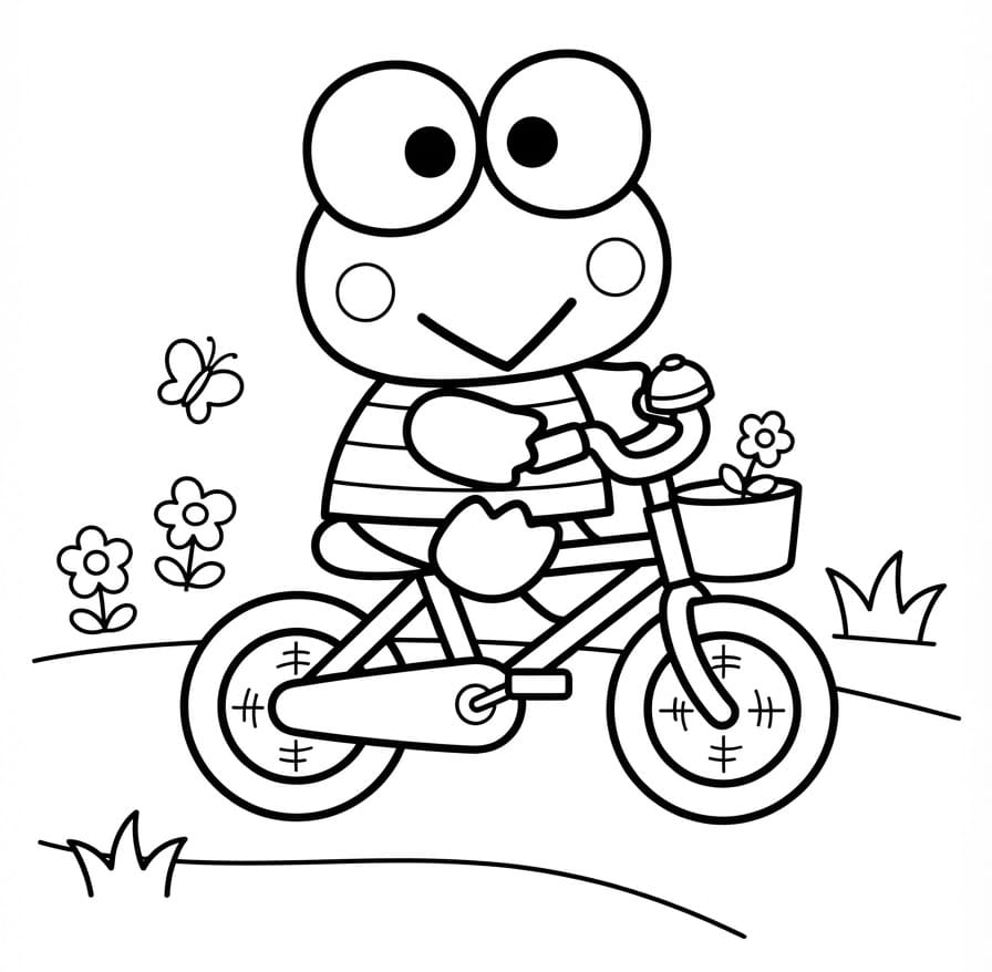 Keroppi Straordinario da colorare