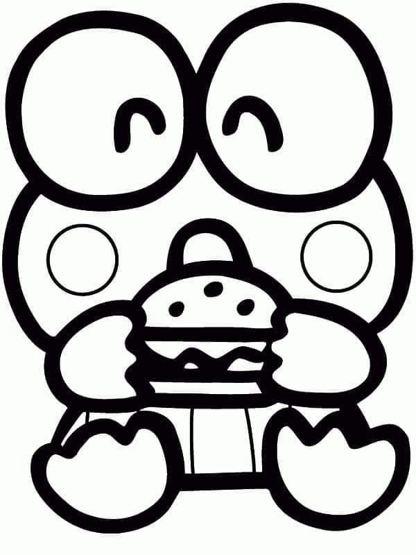 Keroppi per Bambini 1 Anno da colorare
