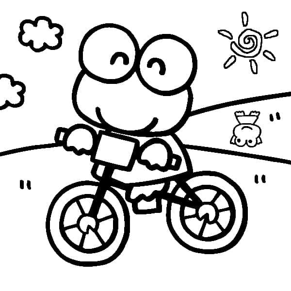 Keroppi per Bambini da colorare